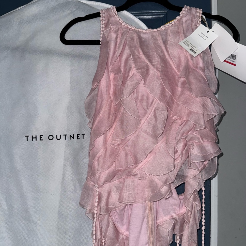 Zimmermann Ruffled Pink Blouse - Picture 6 of 6